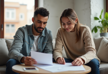 Coût loyer Maroc: Découvrez les tarifs moyens et les régions les plus abordables Jeune couple marocain consulte un contrat de location à Casablanca